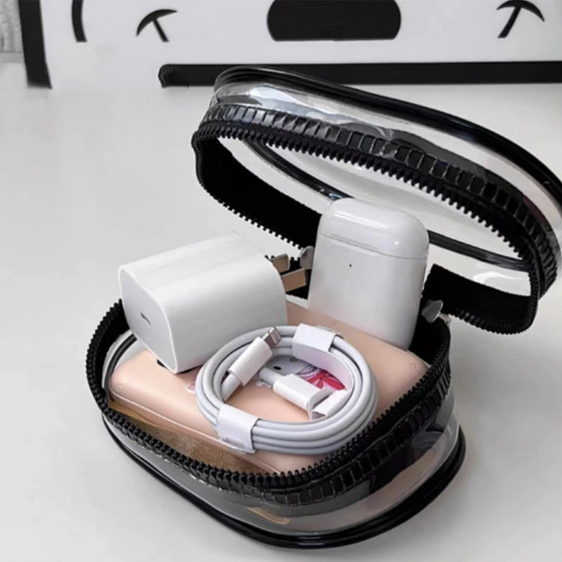 PVC waterdichte transparante kabelopbergtas