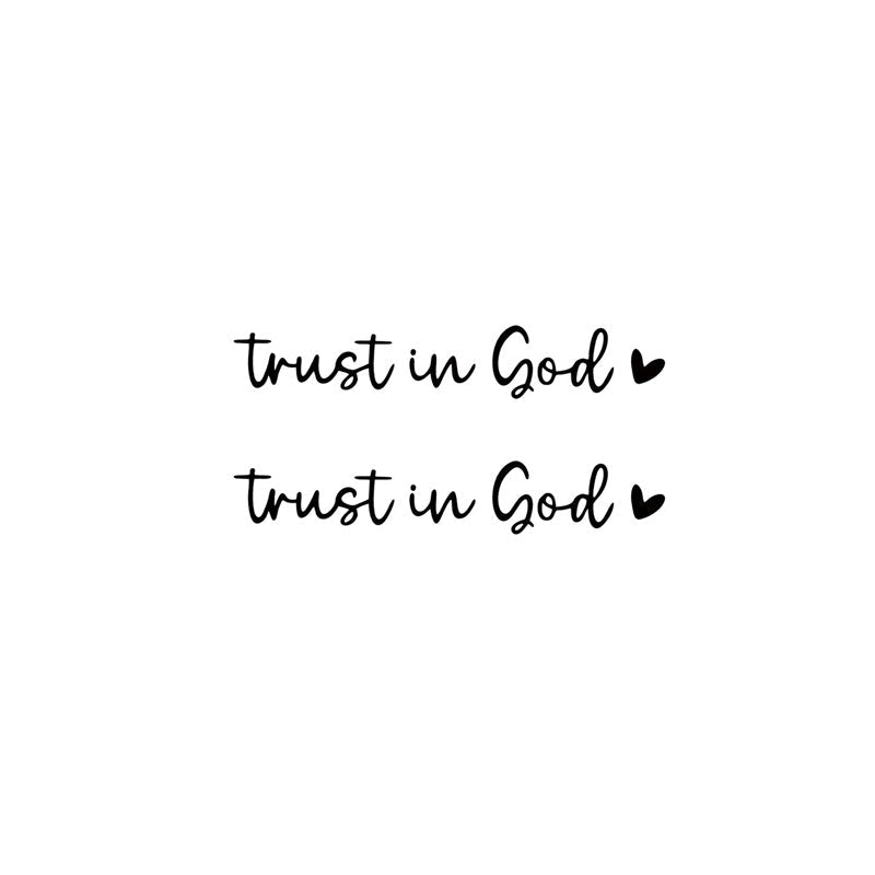 Letter & Hart Patroon Auto Achteruitkijkspiegel Sticker