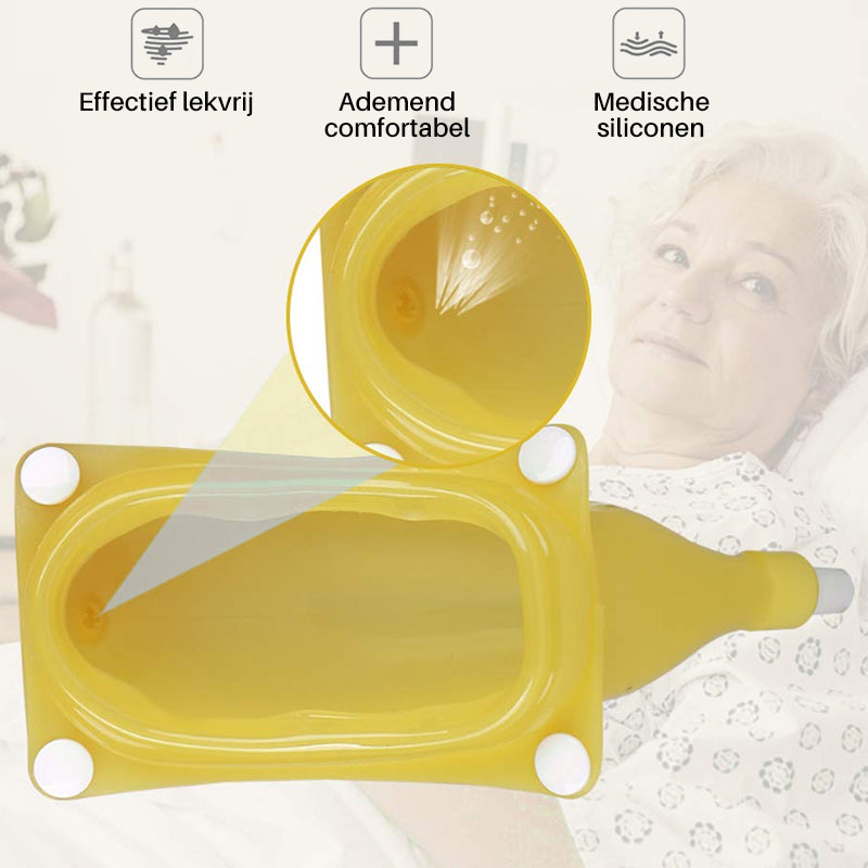 Draagbare en draagbare urinezakverzamelaar