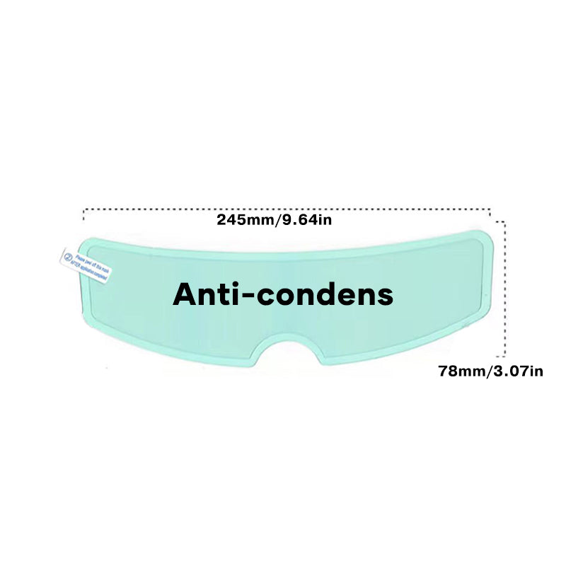 Anticondens- en regendichte viziercoating