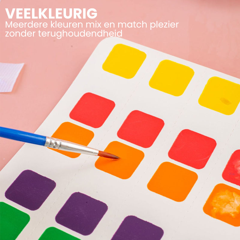 Oneindige droom uit de kindertijd hand beschilderd