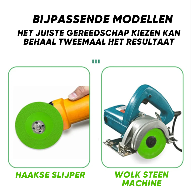 Slijpschijf voor steenplaten