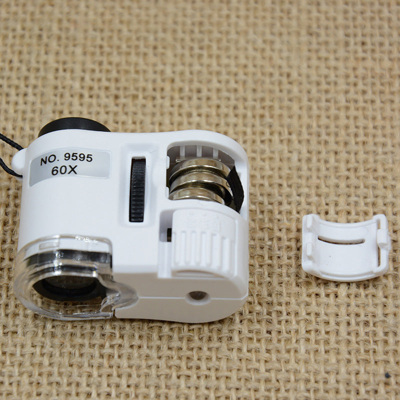 Draagbare microscoop met verlichting