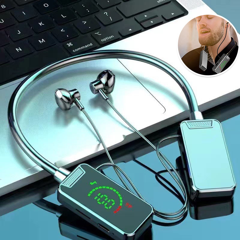 Nekband Digitaal weergave Bluetooth-hoofdtelefoon
