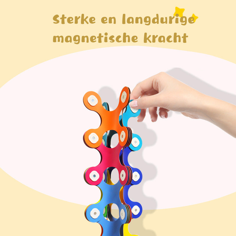 DIY splicing soft magnetic building blocks set
