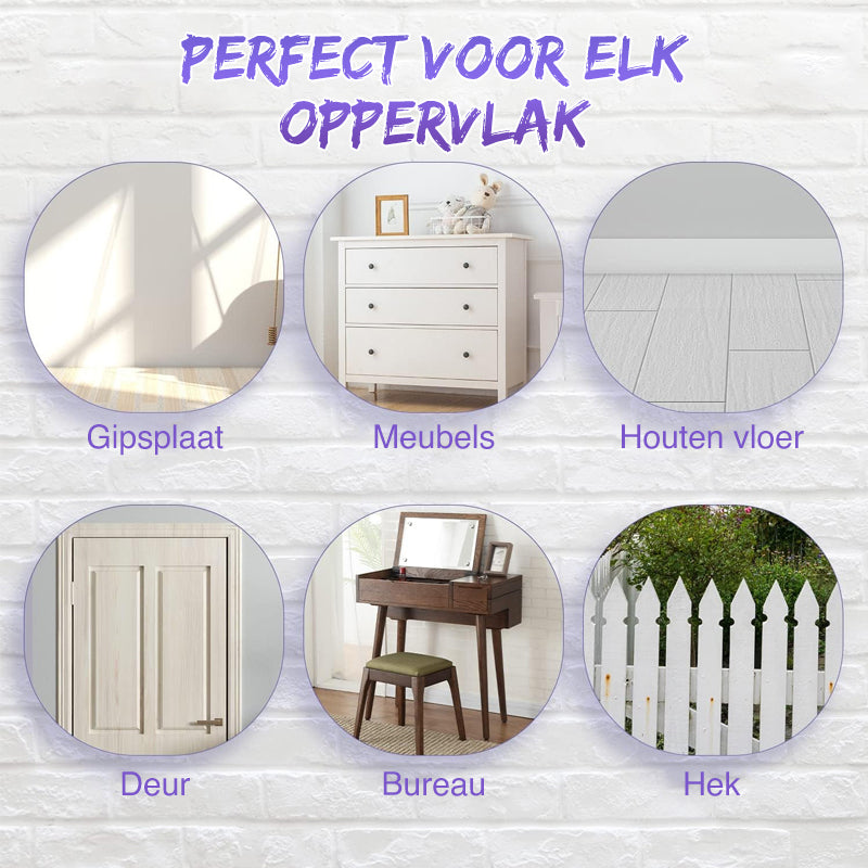 Multifunctionele invulbare touch-up verfpenseel