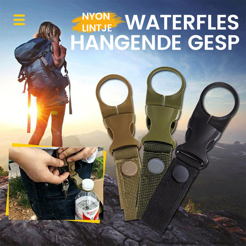 Nylon lint waterfles hangende gesp