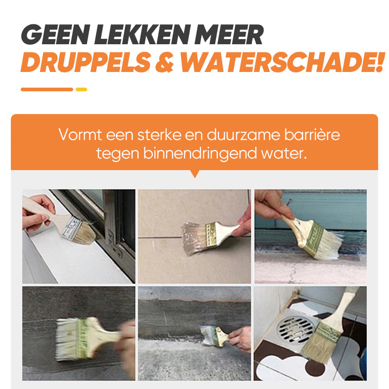 Heldere waterdichte patch- en afdichtingsvloeistof