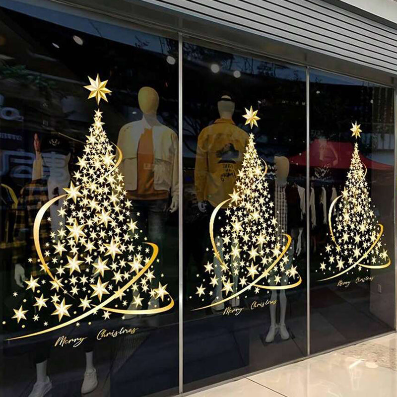 Christmas Tree Window Stickers