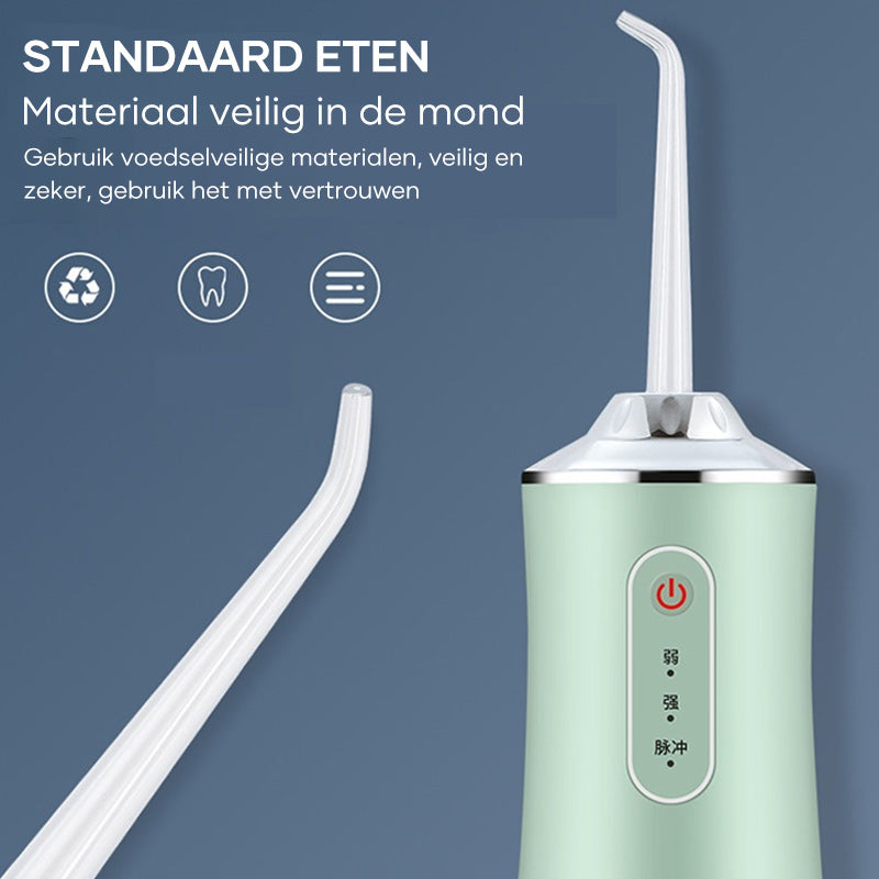 Draagbare tandheelkundige waterflosser