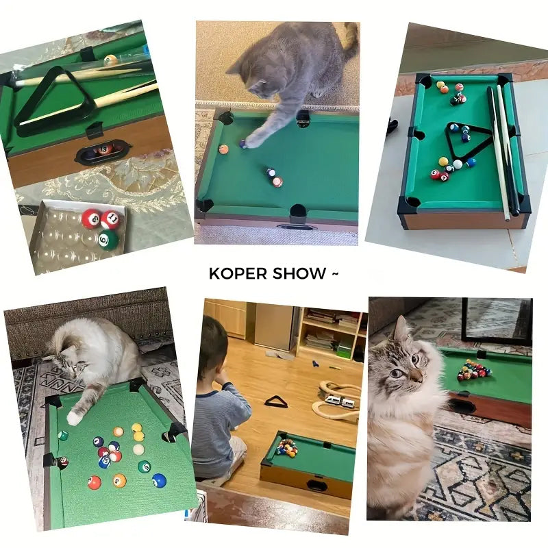 Mini-biljarttafel Interactief kattenspeelgoed voor het huishouden