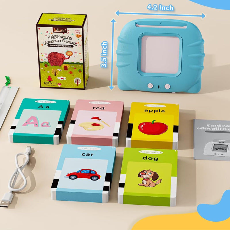 Sprekende flitskaarten voor peuters van 2-4 jaar, 224 zichtwoorden