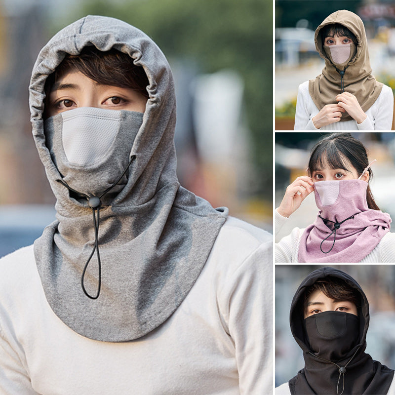 Hooded Face Mask met Nackwarmer voor Fietsen