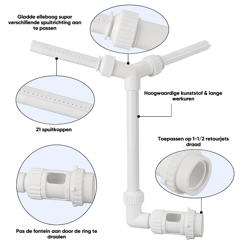Zwembadfonteinsproeier