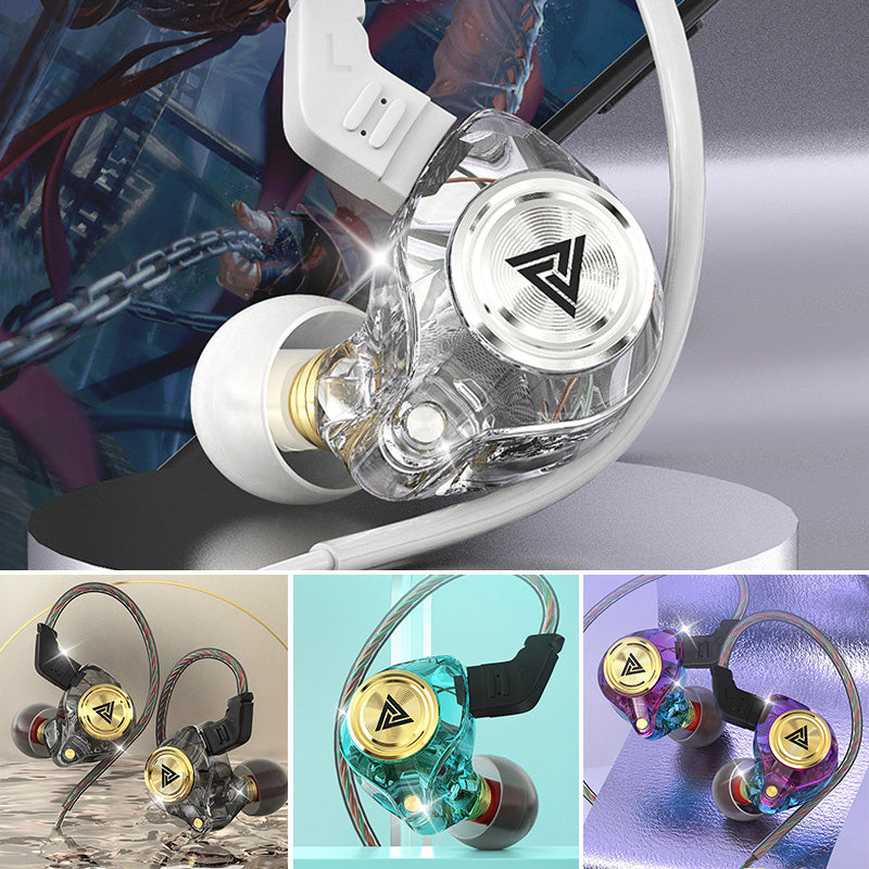 Draagbare bedrade oortelefoon met microfoon