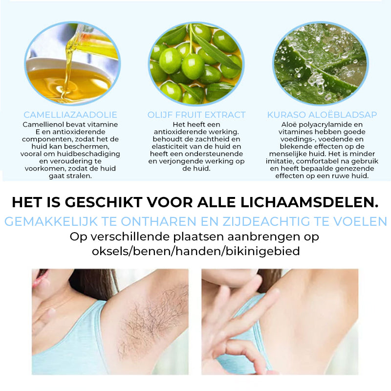 Ontharingscrème voor het lichaam