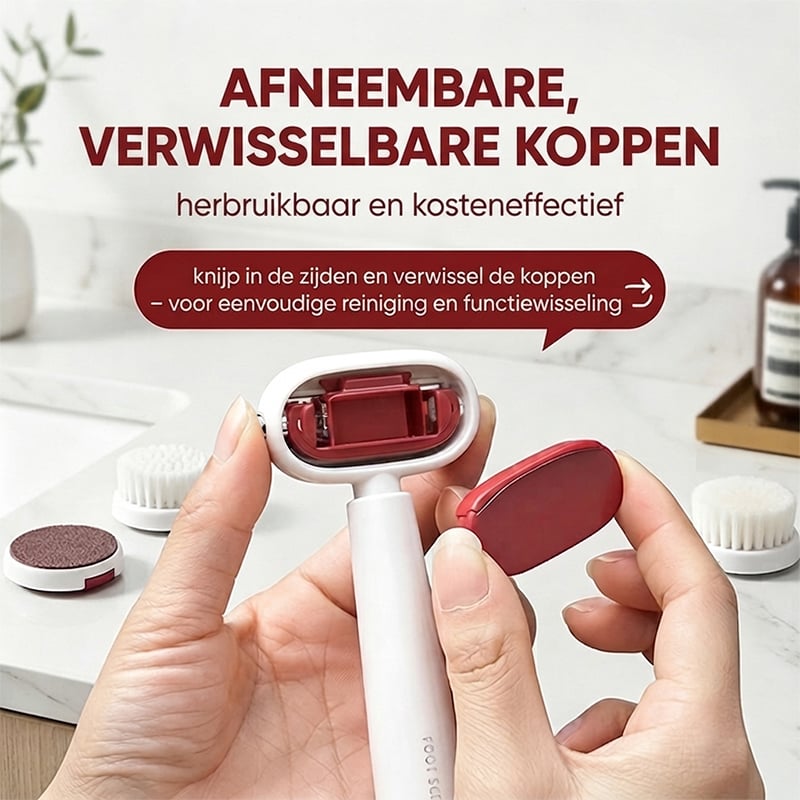 Eeltverwijderaar voor de voeten