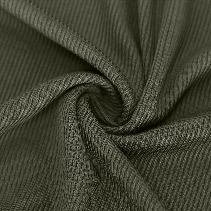 Slim-fit herenshirt met lange lijn en v-hals