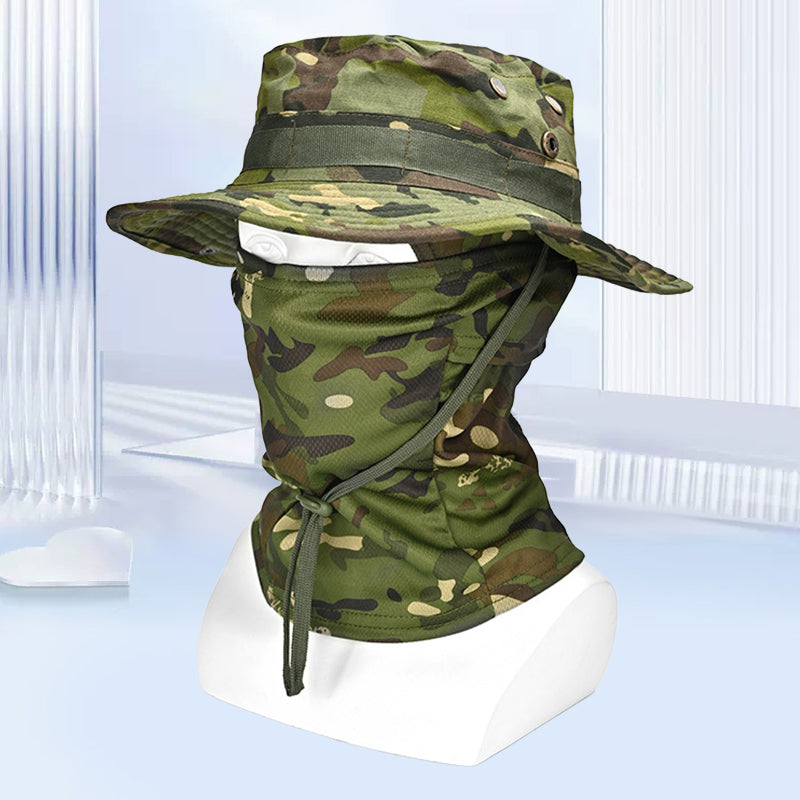 Multifunctionele camouflage-bergsporthoed