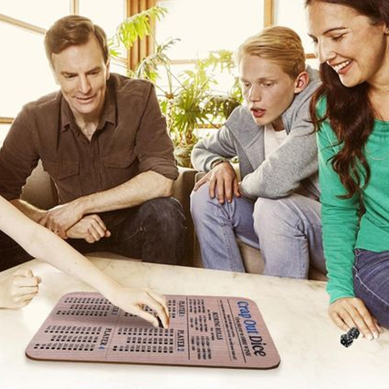 Crap Out dobbelstenen scorebord