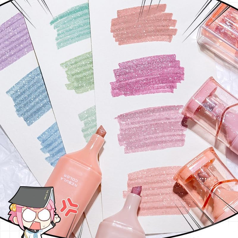 Shimmermarkeringen ingesteld