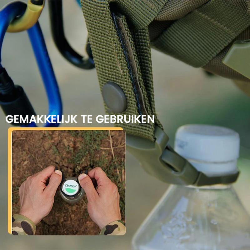 Nylon lint waterfles hangende gesp