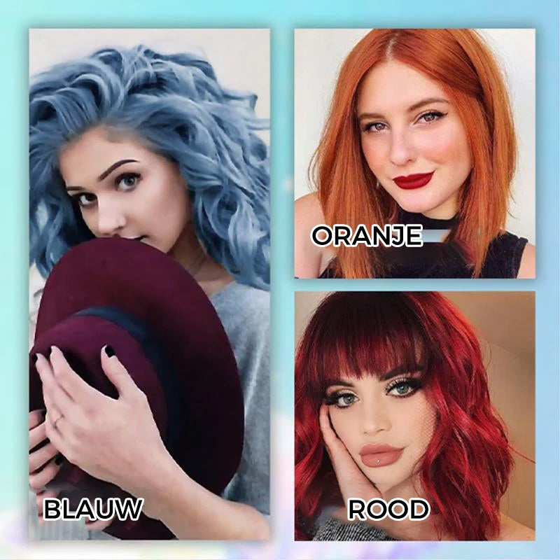 DIY Haarkleuring Kit (Haarverf + Fles Met Kam)