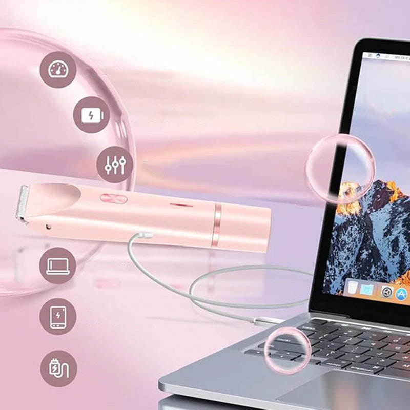 Haartrimmer met twee koppen voor dames