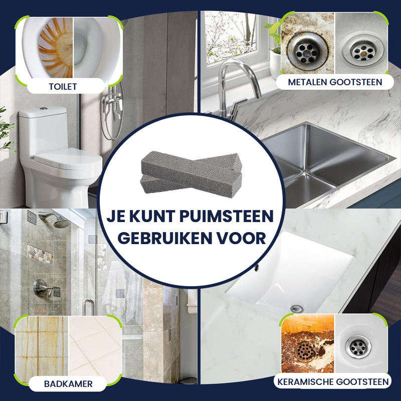 Sterk reinigende puimsteen (10 st)