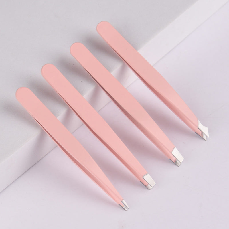 Multifunctionele roestvrijstalen wenkbrauwpincetset