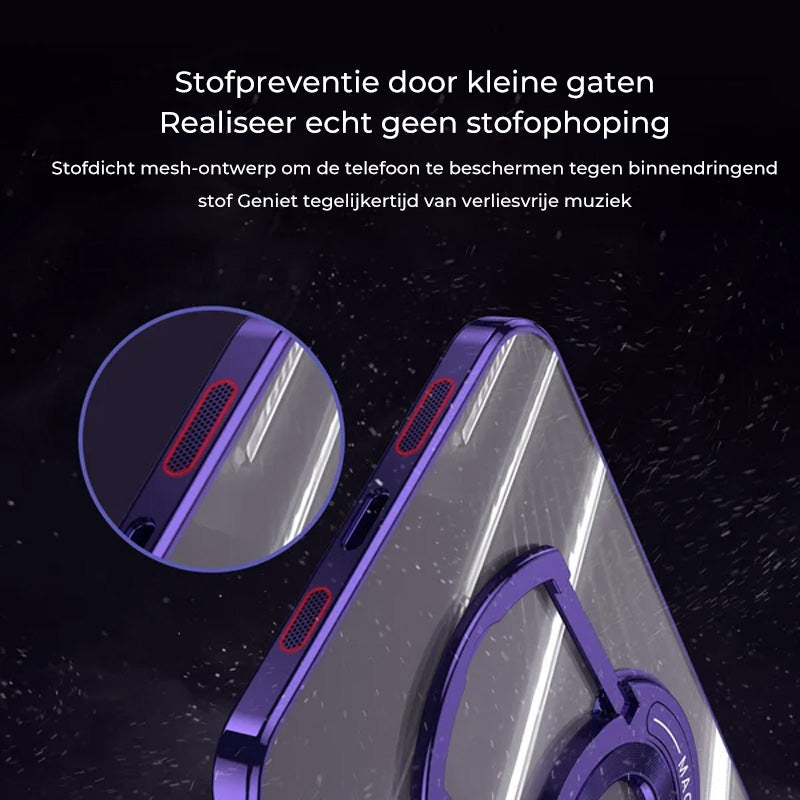 Magnetische houder Plating telefoonhoesje voor iPhone