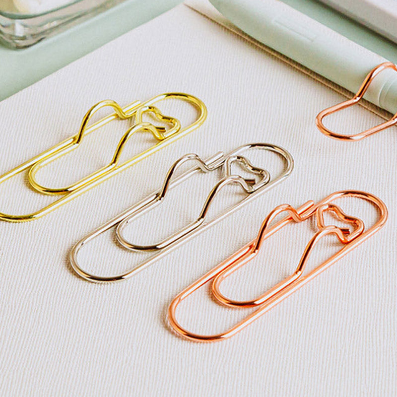 Multifunctionele metaalkleurige paperclips