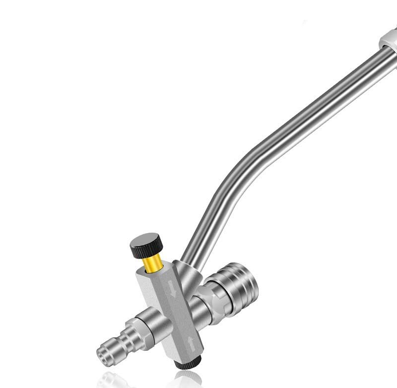 Accessoire met dubbele connector van schuimkanon