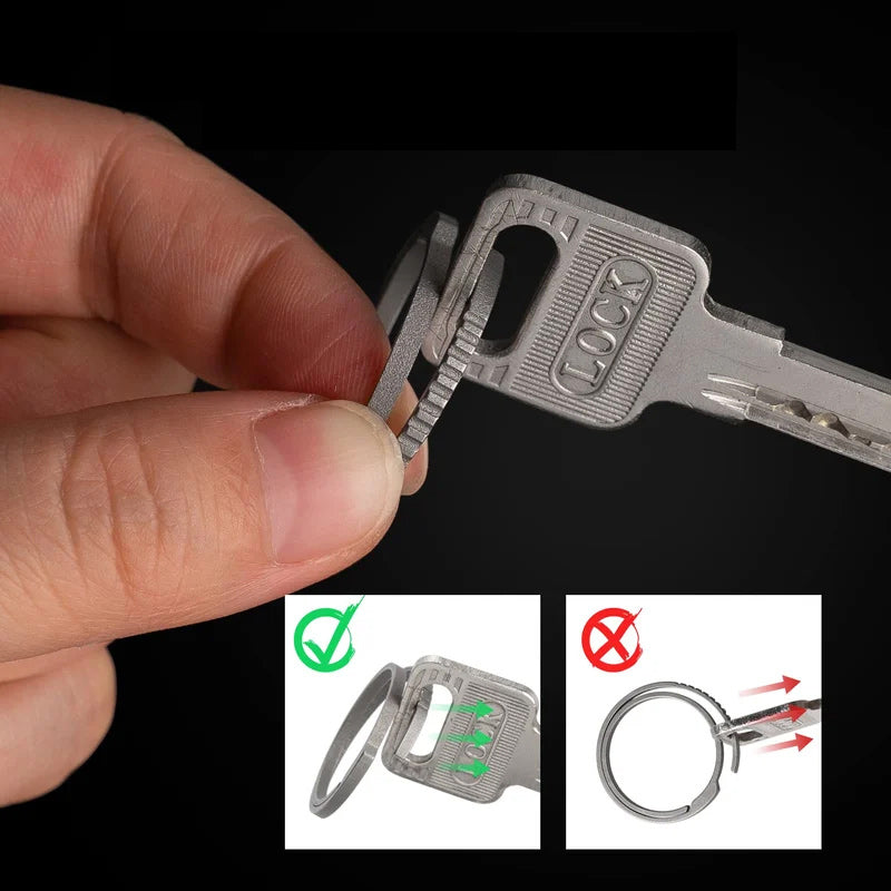 Karabijnhaak sleutelhangerclip