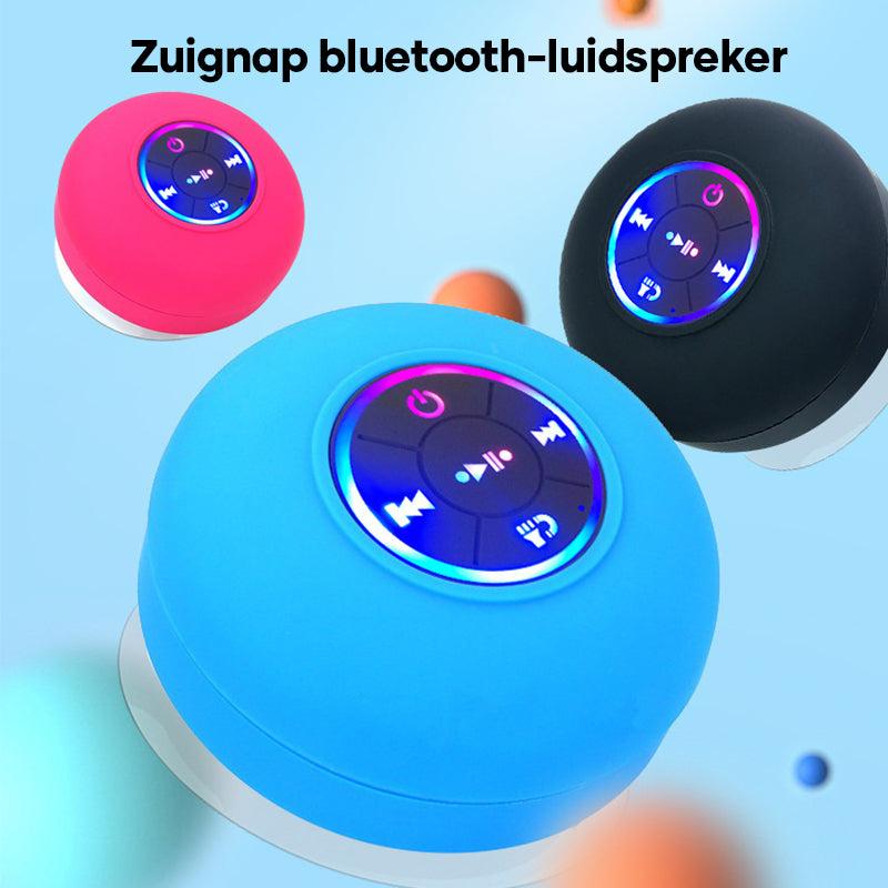 Mini Bluetooth-doucheluidspreker met ledlicht