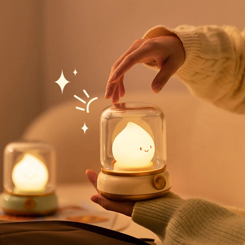 Retro kaarslicht nachtlampje