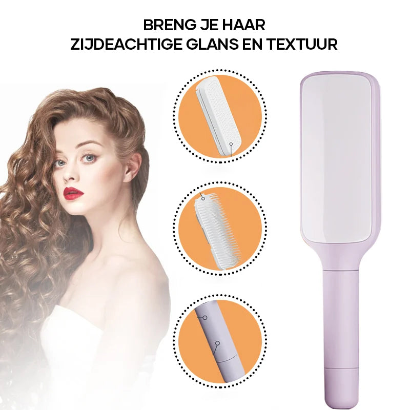 Zelfreinigende antistatische massagekam