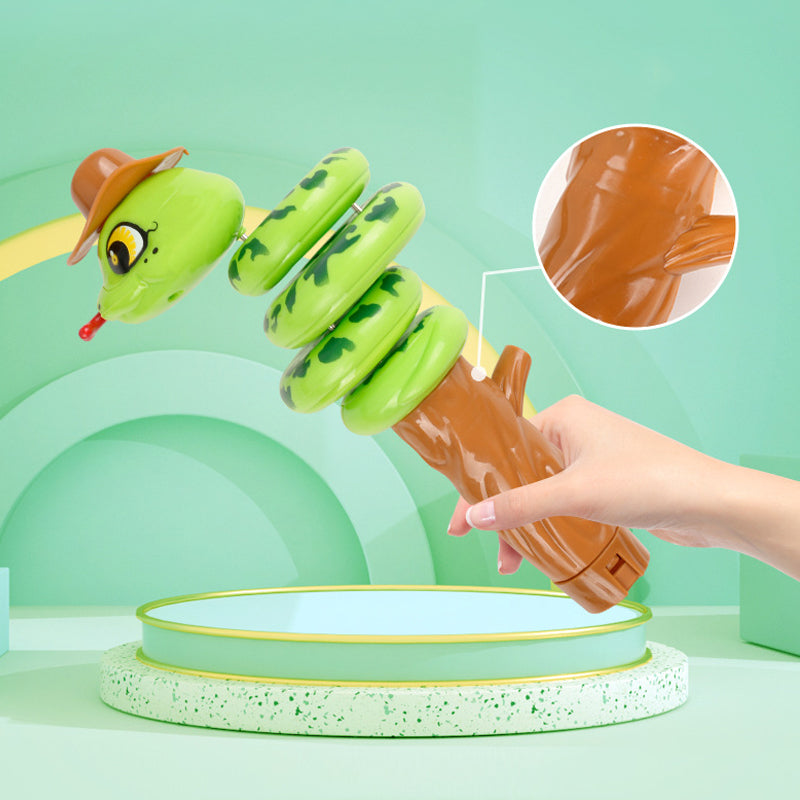 Verdraaide balans Zwaaiende slangfluitje speelgoed