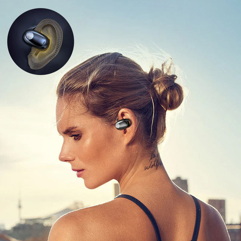 Sportieve Bluetooth-oortelefoon met hangend oor