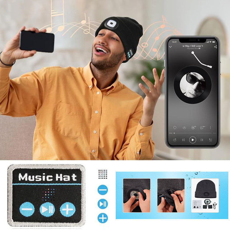 LED-licht Bluetooth warme muts
