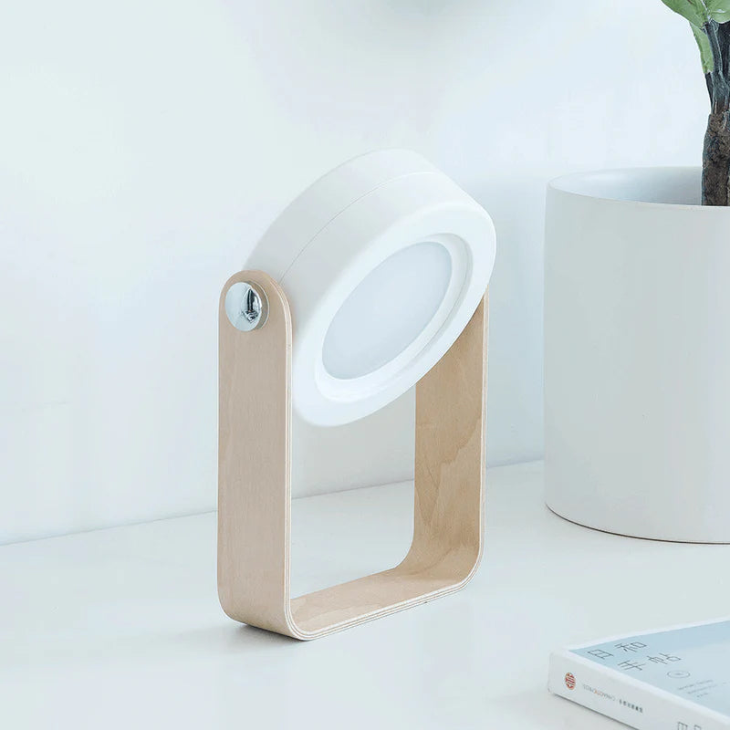 Creatieve houten telescopische lamp