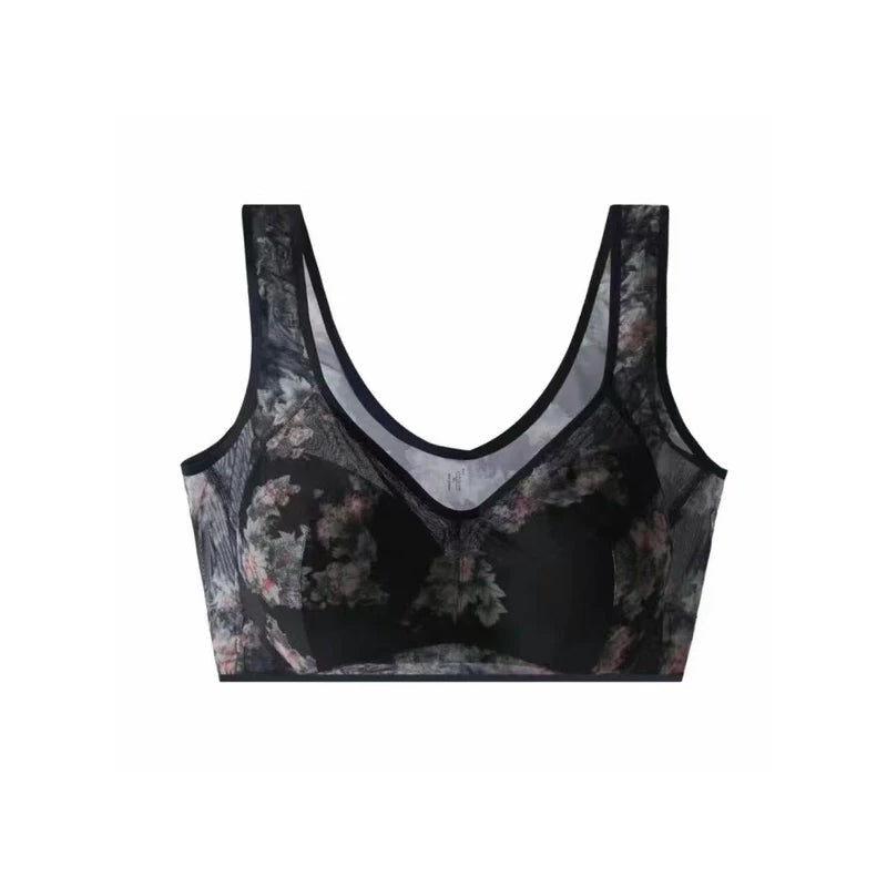 Comfortabele kanten bh zonder knopen