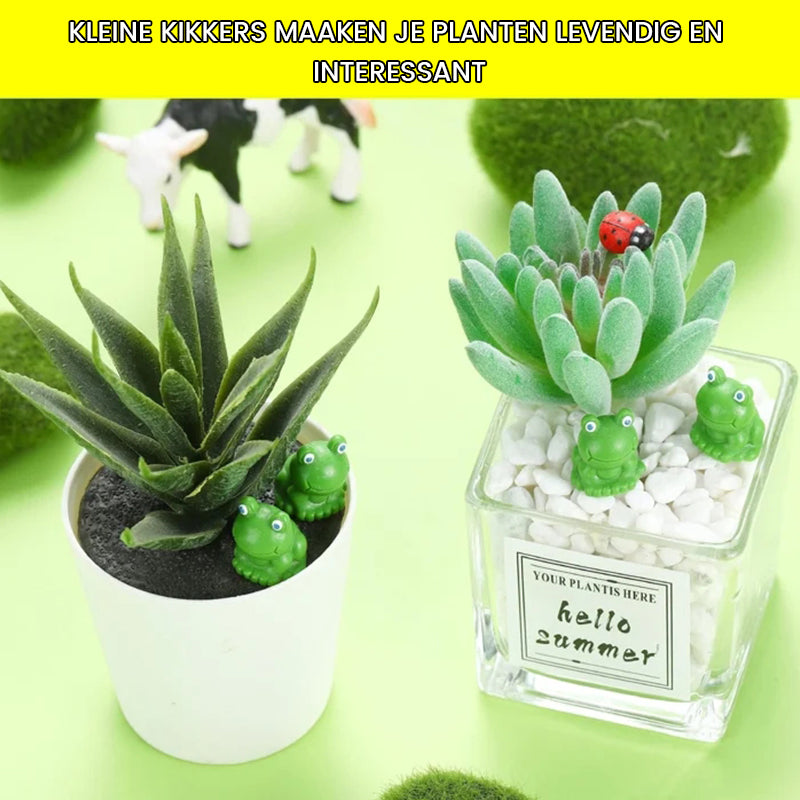 Uitdagingsspeelgoed voor kleine kikkers verbergen