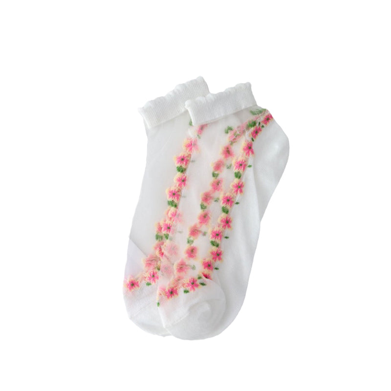 Zomer bloemen ademende sokken