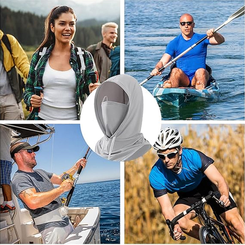 Unisex verkoelende bivakmuts met UV-bescherming tegen de zon