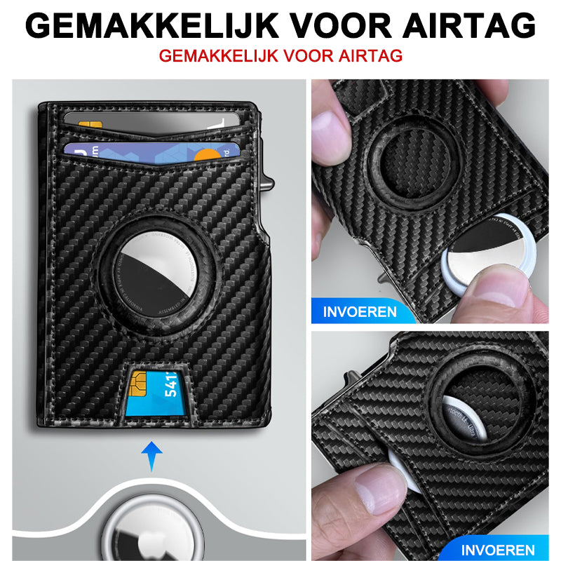 Zakelijke stijl pu lederen geldclip voor heren