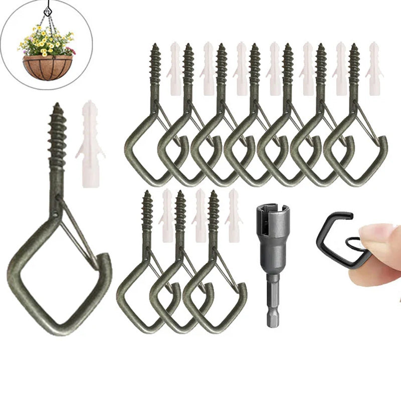 Vierkante klikophanghaken