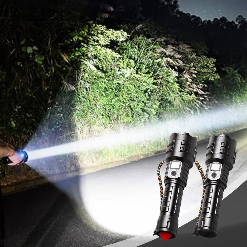 Oplaadbare tactische laserzaklamp met hoge lumen