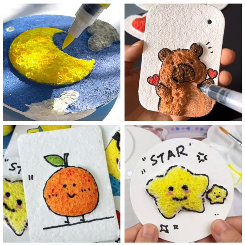 Schuimtextuur tekenpapier