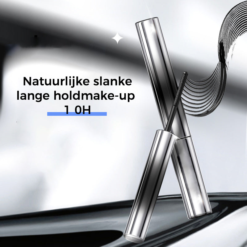 Waterproof en veegvaste mascara in metalen flessen